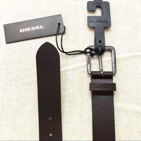 Diesel Poldo 4 Leather Belt - Picture 2 of 6